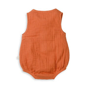 Tiny Twig Bubble Romper - Caramel