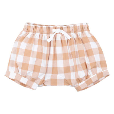 Fox and Finch Caramel Check Shorts