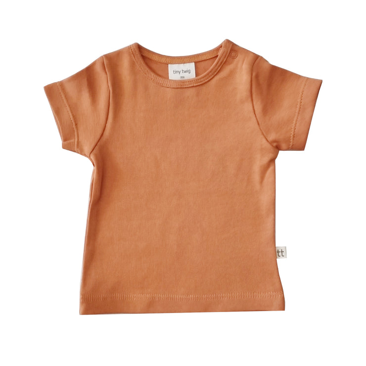 Tiny Twig Overalls w' Tee - Safari