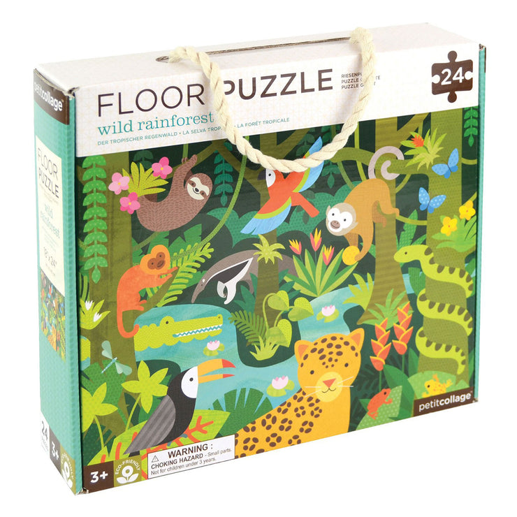 Petit Collage Floor Puzzle - Wild Rainforest