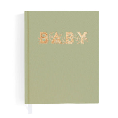 Fox & Fallow Mini Baby Book - Sage