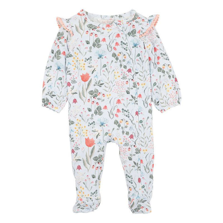 Fox & Finch Botanica Zip Onesie L/S