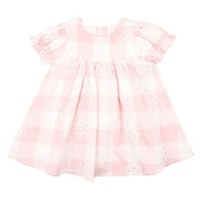 Bebe Lara Cutwork Check Dress