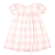 Bebe Lara Cutwork Check Dress