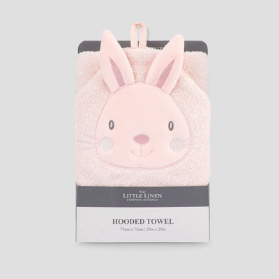 The Little Linen Company Character Baby Hooded Towel - Harvest Bunny