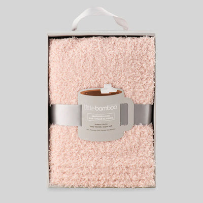 Little Bamboo Marshmallow Soft Pique Blanket - Rose