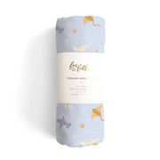 Fox & Fallow Organic Muslin Wrap - Ocean Creatures