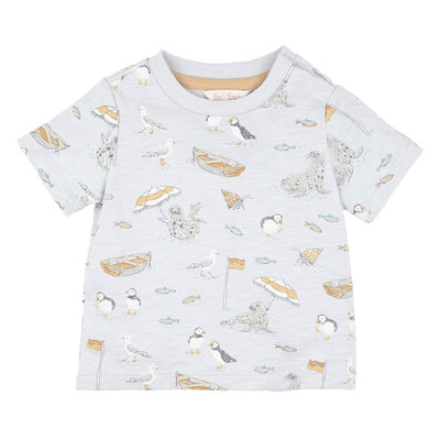 Fox and Finch Puffin Print Tee