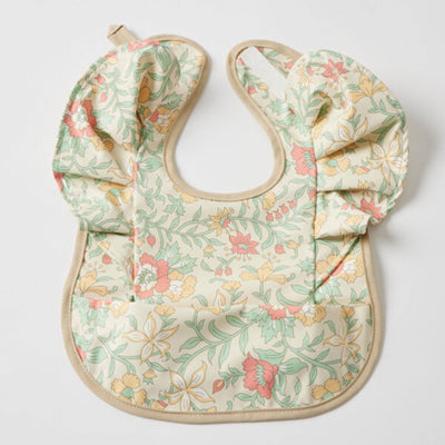 Jiggle & Giggle Frilled Bib - Spring Garden