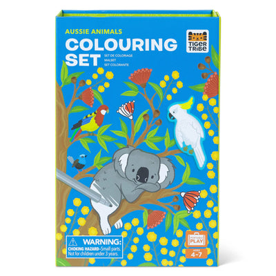 Tiger Tribe Aussie Animals Colouring Set