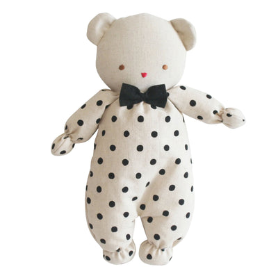 Baby Ted - Black Linen Spot