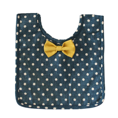 Alimrose Bow Tie Bib - Navy