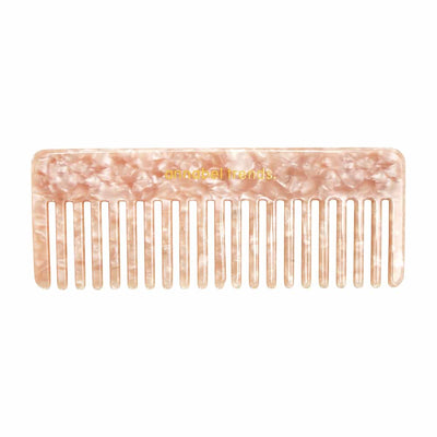 Annabel Trend Rectangle Shaped Comb - Pink Pearl