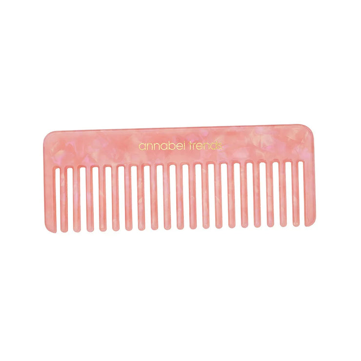 Annabel Trend Rectangle Shaped Comb - Pink