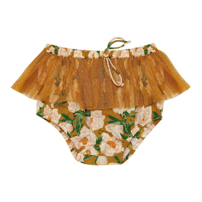 Bella & Lace June Nappy Cover - Honey Mustard