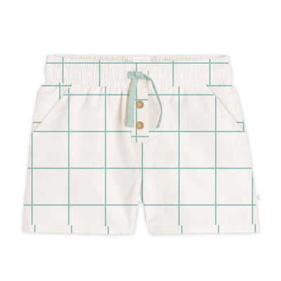 Confetti Kidz Comfy Shorts - Sage Grid