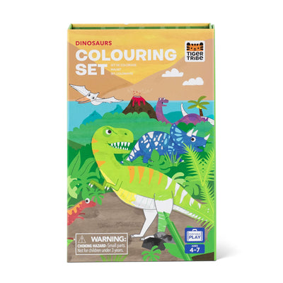 Tiger Tribe Colouring Set - Dinosaurs