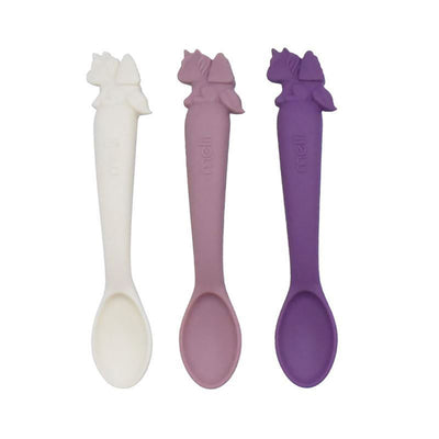 Melii Luxe Silicone Spoons 3 Pack - Unicorn