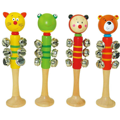 Calm & Breezy Wooden Animal Bell Stick